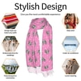 thumbnail image 6 of Shawl Wraps for Women - Dog Boston Terrier pink cute Oversized Fall Winter Fashion Blanket Scarf for Women, 6 of 6