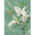 thumbnail image 2 of Great Art Now Hummingbird Spring I by Danhui Nai, Framed Wall Art, 15W x 18H, 2 of 2
