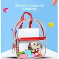thumbnail image 3 of EQWLJWE Clear Mini Backpack Approved Clear Backpack Small for Work, Travel, Concert, Beach & Sports, 3 of 3