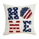 thumbnail image 2 of 4th Of July Cushion Covers , Stars Flag Patriotic Cushion Covers, 4th Of July Decor For For Sofa Bedroom Home Decor, 2 of 6