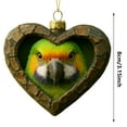 thumbnail image 3 of Adorno colgante de acrílico con animales navideños | 8 x 8 cm, impresión duradera a doble cara | Decoración festiva para el árbol de Navidad | Regalo para familiares, compañeros de trabajo, amigos,, 3 of 8