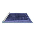 thumbnail image 2 of Ahgly Company Machine Washable Indoor Rectangle Abstract Blue Modern Area Rugs, 7' x 10', 2 of 4