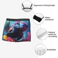thumbnail image 6 of Bingfone Lively Cute Turtle Men's Underwear - Casual Stretch Boxer Briefs-Medium, 6 of 7