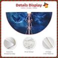 thumbnail image 3 of Daiia Pegasus Night Sky Drawing Merry Christmas Tree Skirt , Xmas Large Lace-up Tree Skirt, Santa Snowflakes Rustic Home Decorations New Year Party Farmhouse Decor-30", 3 of 6