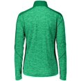 thumbnail image 4 of Holloway Sportswear 3XL Womens Electrify 1/2 Zip Pullover Kelly Heather/Kelly 222742, 4 of 4