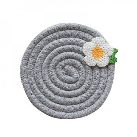 

Big promotion!!Round Heat Resistant Drink Cup Coasters Anti-skid Table Placemats Tea Cup Milk Mug Pads for Dining Table Kitchen Accessories