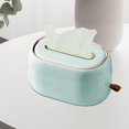thumbnail image 4 of Multifunctional Tissue Holder Removable Storage Dispenser Hanging Rack Wall Mount Napkin Box for Living Bedroom Household Wall Kitchen Light Green, 4 of 5