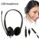 thumbnail image 2 of Muyoka Auricular USB con micrófono para PC Cancelación de ruido y controles de audio Voz nítida Súper ligero y cómodo para empresas UC Skype Softphone (binaural) Muyoka Hogar, 2 of 7