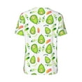 thumbnail image 3 of Haiem Hip Hop Hipster Baseball Jersey Button Down Shirts Sports Uniforms Men Women Jersey(Kawaii Avocado,Medium), 3 of 9