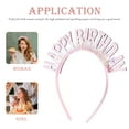 thumbnail image 2 of Shisuyan Delicate Girls Birthday Headband Pink Plastic 1Pack, 2 of 8