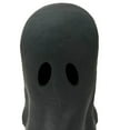 thumbnail image 3 of Paper Mache Ghost Decoration Halloween Ghost Decorations Mini Resin Ghost Figurine Indoor Tabletop Ornament Spooky Holiday Display Prop, Black, 11 Inches, 3 of 5