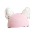 thumbnail image 2 of fastboy Snow Ski Helmet Cover Practical Stylish Ear Cover Rabbit Pink Gift Helmet Fun Birthday Sport Pink Plush Ear, 2 of 6
