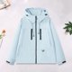 thumbnail image 1 of pstuiky Camisas para hombre de manga larga, Chaqueta informal de hombre de color liso con capucha, manga larga y bolsillo con cremallera, estilo stormtrooper salir tops xxl, 1 of 9