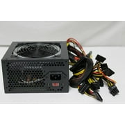 New Holland Electronics.us ATX Gaming or Work Station Power Supply Unit. PS550R1. 500W, 120mm Ball Bearing Fan, Black with Color