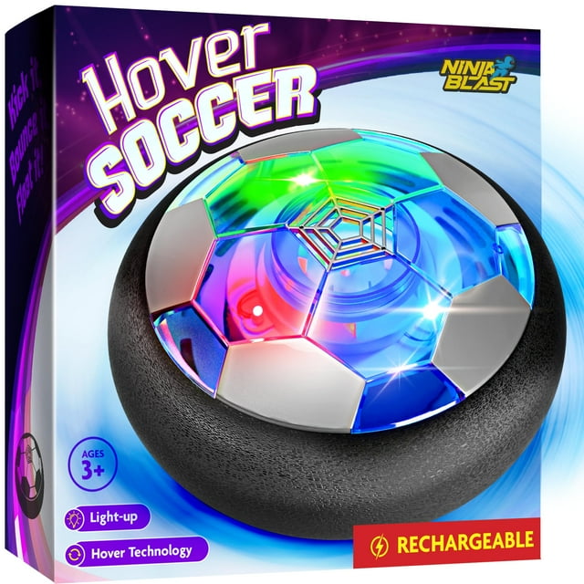 Balón de fútbol Hover Ninja Blast para niños con juego de juguetes iluminados