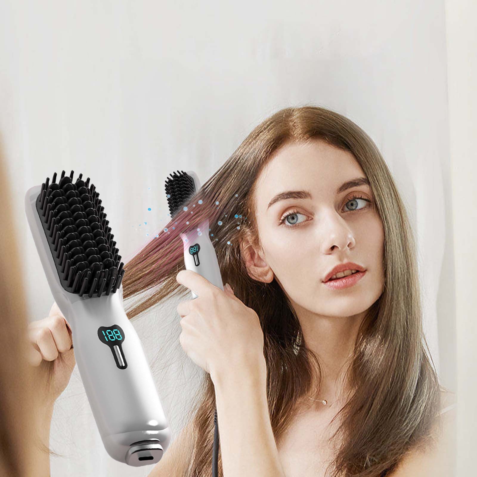 Plancha De Pelo Portatil Elegancia Y Estilo En Movimiento