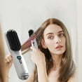 thumbnail image 1 of Plancha alisadora, cepillo alisador de pelo inalámbrico, cepillo alisador de pelo portátil mejorado para mujeres con tamaño de viaje, peine alisador inalámbrico en 1, recargable por USB., 1 of 9