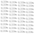 thumbnail image 1 of 100Pcs Iron Locking Pin Three-holes Brooch DIY Safety Pin Decorative Locking Pin Jewelry Making Pin, 1 of 7