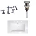 thumbnail image 1 of American Imaginations 24-in. W 3H8-in. Ceramic Top Set In White Color - Drain Incl. AI-33274, 1 of 9