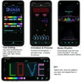 thumbnail image 5 of Lunettes Bluetooth LED Personnalisables pour Adulte Affichage Clignotant Texte DIY Animation, 5 of 5