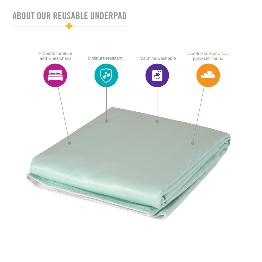 "DMI Waterproof Mattress Protector Incontinence Bed Pad Cover, Washable