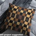 thumbnail image 2 of jejeloiu Cattle Hide Fabric by the Yard 10 Yards,Farm Animal Room Decor Fabric by the Yard,Patchwork Geometric Plaid Sewing Fabric For Teens,Super Cozy Room Decor, 2 of 6