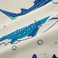 thumbnail image 5 of Manfei Vintage Ocean Shark Curtains and Drapes Pack of 2 (52x63 Each), Starfish Black Out Curtains, Cream Navy, 5 of 6