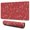 Red Christmas Gift, variant on Long Mouse Pads for Desk,Red Christmas Ornament Pattern Desk Mats on Top Of Desks, Desk Mouse Pad Extra Large with 3mm Non-Slip Base and Stitched Edge for Gaming,Office,Work,Home 31.5x11.8in