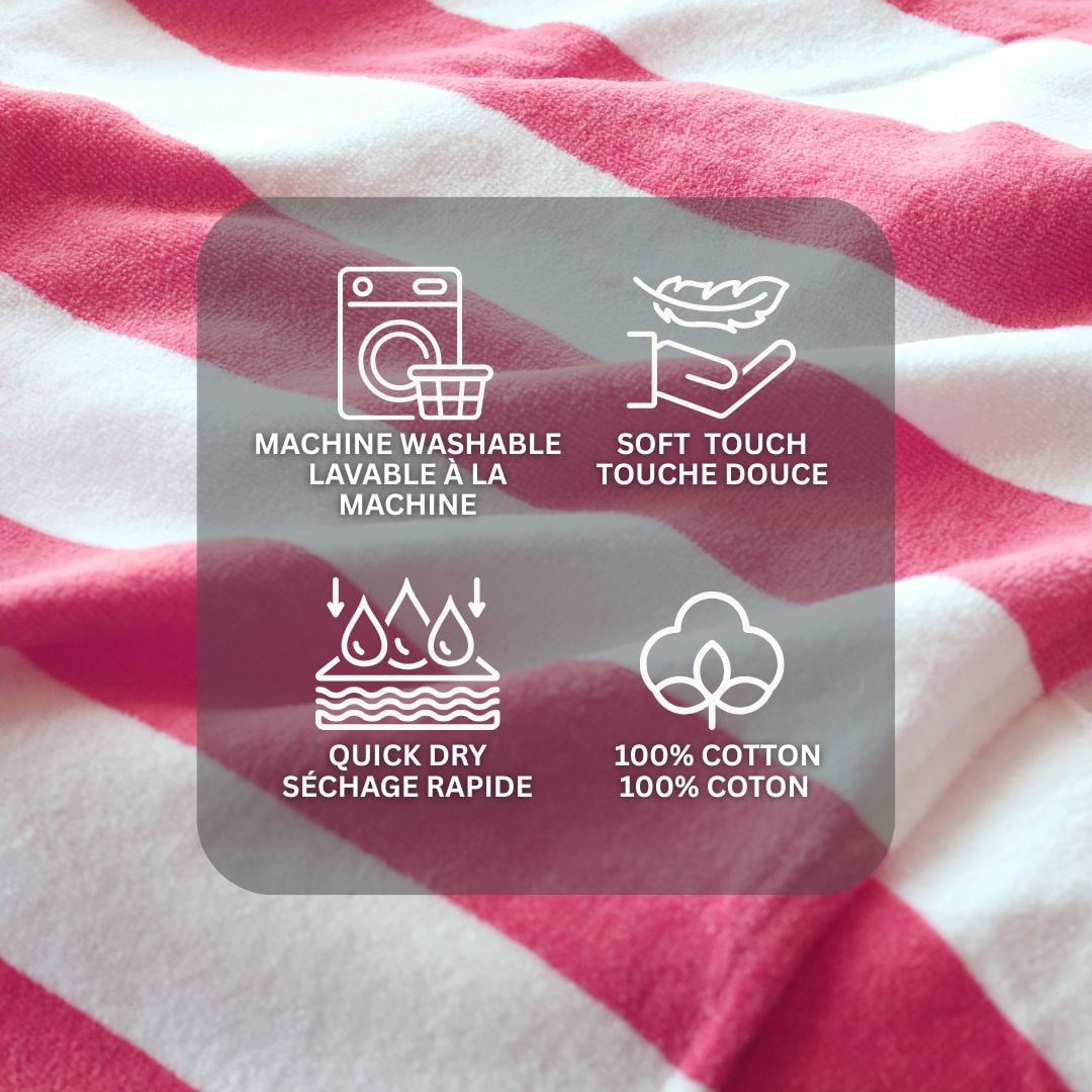 Mainstays Cabana Stripe Beach Towel