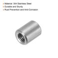 thumbnail image 4 of Uxcell 10Pack Round Connector Nuts, M5x10x8mm Coupling Nut Sleeve Rod Bar Stud Nut, 4 of 6