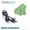 Bluetooth green, variant on Wireless 2.4G Finger Lazy Rechargeable Mouse Universal Mobile Phone Tablet Notebook Personality Creative Wireless Mouse