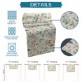 thumbnail image 6 of Blue Green Khaki Leaves Table Runner-Cotton Linen- 72 Inch Holiday Dresser Scarves, Fall Autumn Retro Plant Tablerunner for Kitchen Coffee/Dining Bedroom Home Living Room Dinner Scarf Décor 13x72, 6 of 7