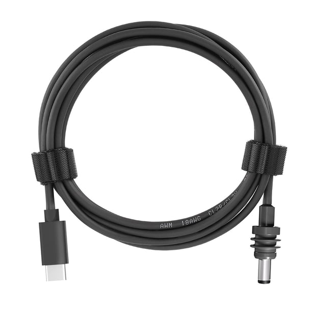 Cable De Carga Tipo C Macho A Conector Barril, Cable De Alimentación USB C A CC De 10 Pies, Cobre Puro De PVC Resistente Al Agua IP68 Para Exteriores