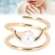 thumbnail image 5 of Anillos De Nudillos De Uñas De Dedo De Perla, Joyería De Cobre Elegante Y Simple Para Mujeres Y Niñas, 5 of 8