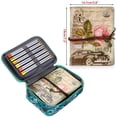 thumbnail image 4 of High Capacity Zipper Pens Pencil Case- Multi-Functional Stationery Pencil Pouch 72 Slots Colored Pencil Case Portable Pencil Bags With 2 Removable Sleeves(Triangle), 4 of 7