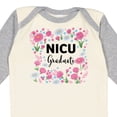 thumbnail image 4 of Inktastic NICU Graduate-Flowers Boys or Girls Long Sleeve Baby Bodysuit, 4 of 5