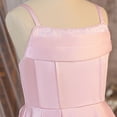 thumbnail image 4 of JAJAHO Girls Satin Dresses Flower Girl Dress Spaghetti Strap Puffy Maxi Ball Gown Wedding Party Prom Wear For Kids 8-13Y, 4 of 9