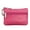 Pink, variant on WFPLHFT Pouch Leather Coin Women's Purse Zipper Wallet Small Key Mini Ring with Wallet