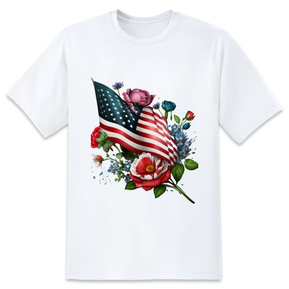Men's Graphic TeeFlag (56) Letter Print T-Shirts Round Neck Short Sleeves Sizes XS-5XL Summer Daily Casual Tops