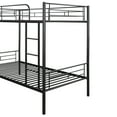 thumbnail image 6 of Bellemave Twin Over Twin Metal Bunk Bed with Ladder and Full-Length Guardrail,Convertible Bunk Beds,Metal Twin Bunk Bed Frame for Teens,Black, 6 of 13
