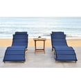 thumbnail image 2 of Safavieh Pacifica Outdoor Modern 3 Piece Lounge Set with Cushion, 2 of 9