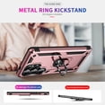 thumbnail image 2 of ELEHOLD Hybrid Rugged Case for Samsung Galaxy S25 Ultra Full Body Protection with Metal Magnetic 360° Rotating Ring Holder Kickstand Shockproof Heavy Duty Case for Samsung Galaxy S25 Ultra,Rosegold, 2 of 6