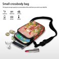 thumbnail image 7 of HELLHERO Butterfly Garden Travel Crossbody Purse Men, Women Adjustable Crossbody Bag Double Zipper Women Shoulder Bag for Adults, 7 of 7