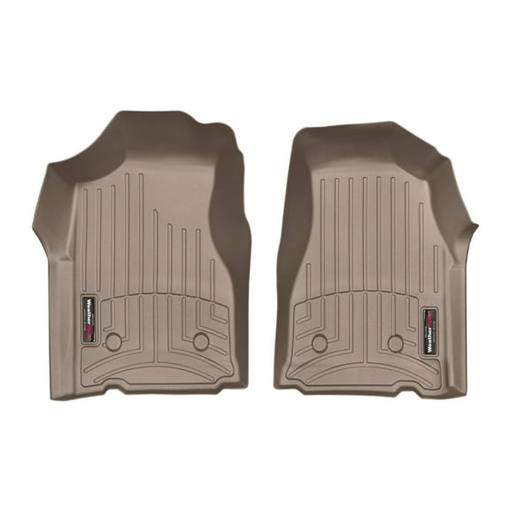WeatherTech Custom Fit FloorLiners compatible with Colorado, Canyon - 1st Row (Driver & Passenger), Tan