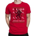 thumbnail image 2 of Jingle Hells Krampus Design Men's T-shirt, 2 of 3