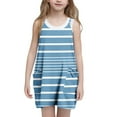 thumbnail image 2 of Tranfacy Robes d'Été pour Adolescentes, Robe d'Été pour Filles, Robe d'Été Décontractée pour Filles Mode Sans Manches, Robe Nuisette avec Poches, 2 of 6