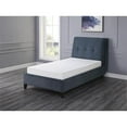thumbnail image 2 of Pemberly Row 6" Modern Fabric Twin Gel Memory Mattress in White, 2 of 11