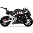 thumbnail image 3 of MotoTec Cali 36v Electric Pocket Bike Mini Motorcycle White, 3 of 5