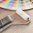 thumbnail image 3 of 4 Inch Multifunction DIY Wall Paint Roller Brush Set Roller Paint Brush Handle Tool 1Pc Brush with 10Pcs Roller Brush Parts for Home Office Room (Handle Color for Random), 3 of 8