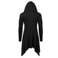 thumbnail image 3 of Unisex Halloween Hooded Cloak Costumes Party Cape Fashionable Halloween Retro Hooded Jacket Long Cardigan Pleated Shawl, 3 of 6